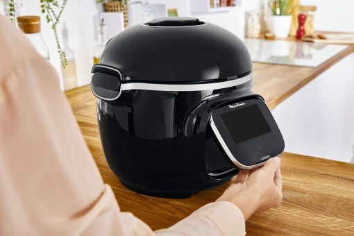 Moulinex Cookeo Touch Wifi, Multicuiseur intelligent avec écran tactile, Recettes via Wifi, Compatible Extra Crisp Air Fryer, Inclus Moule à gateau 18 cm, YY5297FB - Image 8