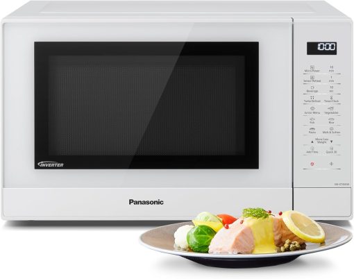 Panasonic NN-GT46KBSUG Microwave and Grill Oven with Turntable, 31 Liters, Stainless Steel, 1000 W, Grill 1100 W, 24 Auto Programs, LCD Display, Genius Sensor, Junior Menu, Black - Image 3