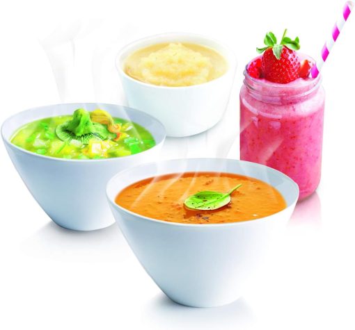 Moulinex Blender chauffant, Mixeur soupe, Puissance 1000 W, Capacité 1,2 L, 5 programmes automatiques, Double paroi, Maintien au chaud 40 min, Livret recettes, Easy Soup, Inox LM841B10 - Image 13