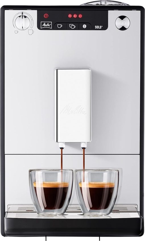 Melitta Caffeo Solo Noir Pure Black, Machine à Café à Grains avec Broyeur et Système d'Extraction des Ar?mes, Affichage LED, Mode 1 à 2 Tasses, Cafetière Expresso, Automatique, E950-222, 1400W - Image 37