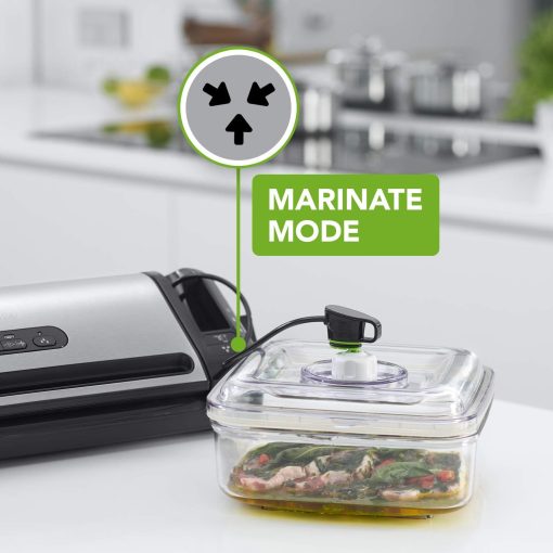 FoodSaver Machine Sous Vide avec compartiment de rangement pour rouleau et cutter, fonction marinade, inclus sacs de mise sous vide assortis et adaptateur intégré [FFS017X ] - Image 13