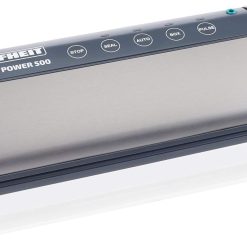 Leifheit Machine de mise sous vide alimentaire Vacu Power 500, appareil pour emballage sous vide + 10 sacs sous vide alimentaire (20 x 30 cm)