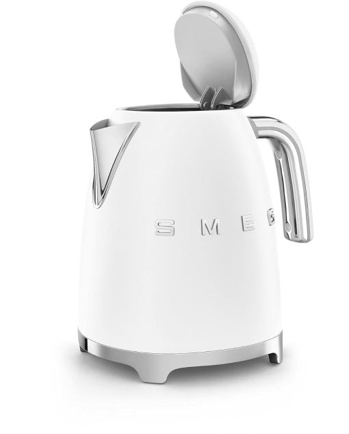 Smeg, Bouilloire électrique KLF03PGEU 1,7 L, Filtre Anticalcaire Lavable, Arrêt Automatique de Sécurité, Indicateur de Niveau d'Eau, Base Antidérapante, Range Cordon, Puissance 2400W, Vert d'Eau - Image 75