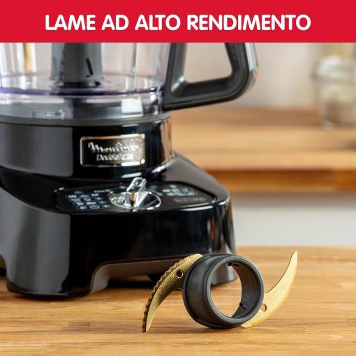 Moulinex Robot multifonction, 1000 W, 28 fonctions, Bol 3 L, Blender 2 L, Hachoir, Disques pour raper et émincer, Lames inox titanium, Robot cuisine, DoubleForce FP821811 - Image 3
