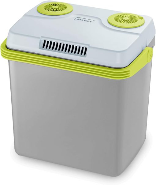 Severin Glacière électrique, 25 L, Inclus 3 cables d'alimentation Dont allume-cigare12 V et cable USB, Vert/Gris, KB 2925 - Image 6