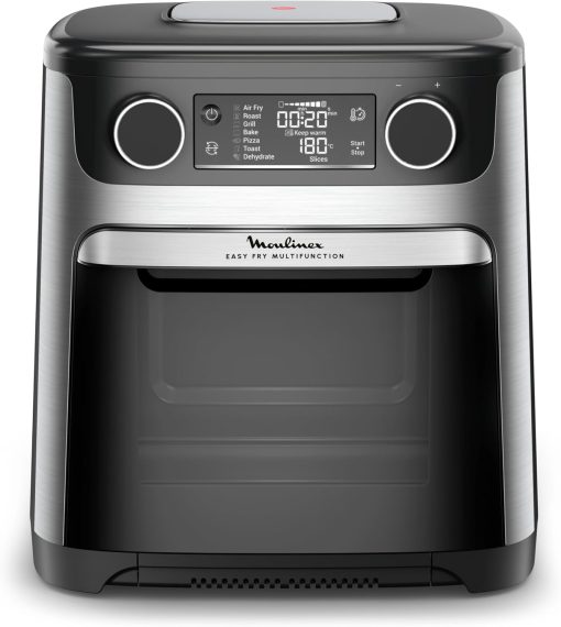 Moulinex Easy Fry air fryer, multicuiseur et four, 15 L, 9 programmes, friteuse sans huile, 3 niveaux de cuisson, compact, extra crisp, noir, AL556DF0 - Image 4