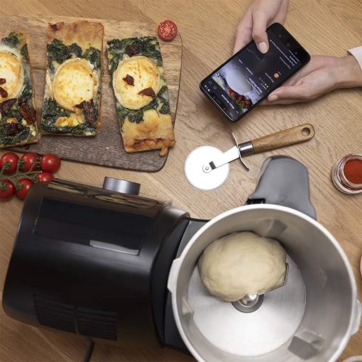 Cecotec Robot de Cuisine Mambo Black. 23 Fonctions, 10 Niveaux de Température, 1700W, 2,5 kg de Pate, Cruche de 3,3L, 10 Vitesses, Minuterie, Température Réglable de 37 °C à 120 °C - Image 88