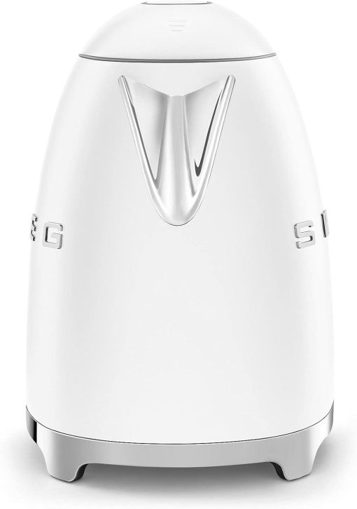 Smeg, Bouilloire électrique KLF03PGEU 1,7 L, Filtre Anticalcaire Lavable, Arrêt Automatique de Sécurité, Indicateur de Niveau d'Eau, Base Antidérapante, Range Cordon, Puissance 2400W, Vert d'Eau - Image 77