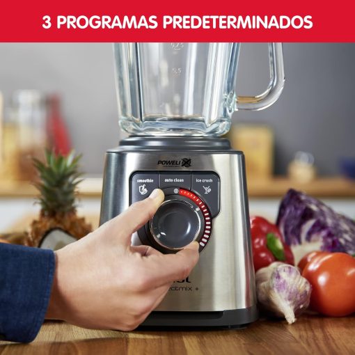 Moulinex Perfectmix Cook blender chauffant à haute vitesse, 10 programmes automatiques, 1400 W, YY5607FG, Noir et Transparent, Métal - Image 18