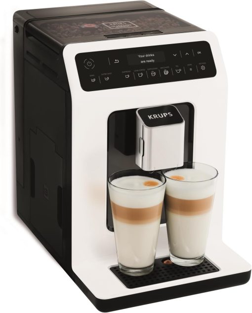KRUPS Evidence Eco-Design Automatic Cappuccino and Espresso Machine, Exceptional Taste, Quattro Force, Milk-Based Drinks with One-Touch System, 8 Preset Drinks, EA897A - Image 5