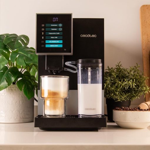 Cecotec Machine à Café Superautomatique Cremmaet Compactccino Black Rose, 19 bars, Réservoir à lait, Système Thermoblock, 5 niveaux de mouture, Réservoir à café 150g - Image 31