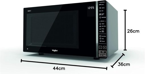 Whirlpool MWP 303 SB Four à micro-ondes, 30 litres, argent/noir - Image 5