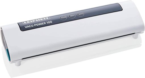 Leifheit Machine de mise sous vide alimentaire Vacu Power 500, appareil pour emballage sous vide + 10 sacs sous vide alimentaire (20 x 30 cm) - Image 2