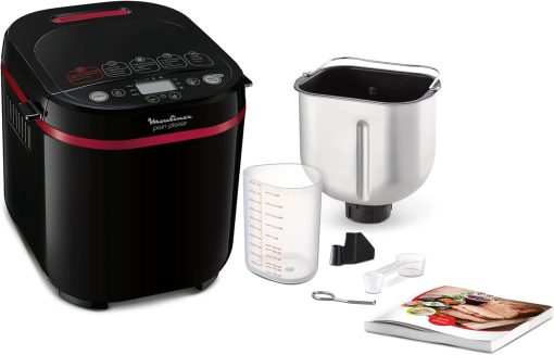 Moulinex OW210130 Machine à Pain 12 Programmes Plastique Blanc 31 x 29 x 29 cm