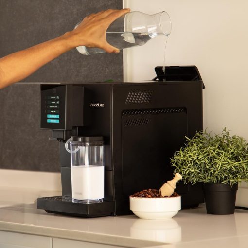 Cecotec Machine à Café Superautomatique Cremmaet Compactccino Black Rose, 19 bars, Réservoir à lait, Système Thermoblock, 5 niveaux de mouture, Réservoir à café 150g - Image 43