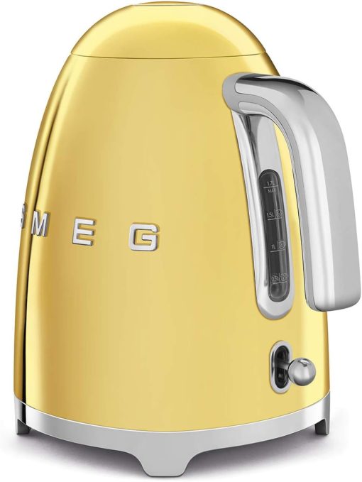Smeg, Bouilloire électrique KLF03PGEU 1,7 L, Filtre Anticalcaire Lavable, Arrêt Automatique de Sécurité, Indicateur de Niveau d'Eau, Base Antidérapante, Range Cordon, Puissance 2400W, Vert d'Eau - Image 43