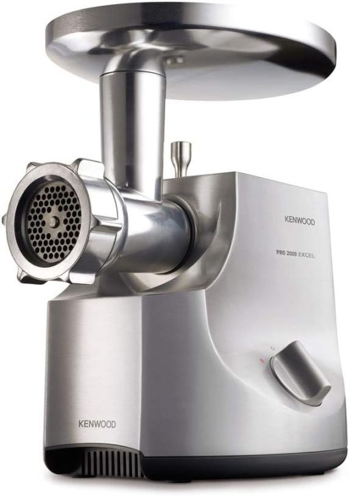 Kenwood Hachoir à Viande Electrique MG700, Semi- Pro, Puissance 2000 W, Inox Brossé