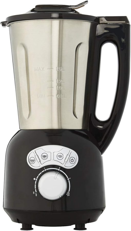 Senya SYCP-HB008R Cook & Ice V3 Red Stainless Steel Heated Blender, Soup Blender/Milled Soup, Steaming, Crushed Ice Smoothies, 1, 5L, 1400W, SYCP-HB008R - Image 6