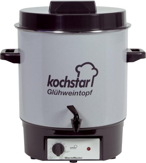 Kochstar K99104035 Stérilisateur Electrique avec Thermostat et Robinet 27 litres, 50 x 46.5 x 37 Cm, Gris - Image 3