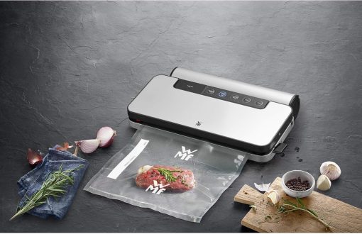 WMF Lono Machine Sous Vide 5 Programmes Compartiment de Rangement Intégrés et Cutter Haute Performance Aspiration 10-12 L Soude-Sac Inclus Rouleau + 5 Sacs 90 W 0419070011 - Image 10