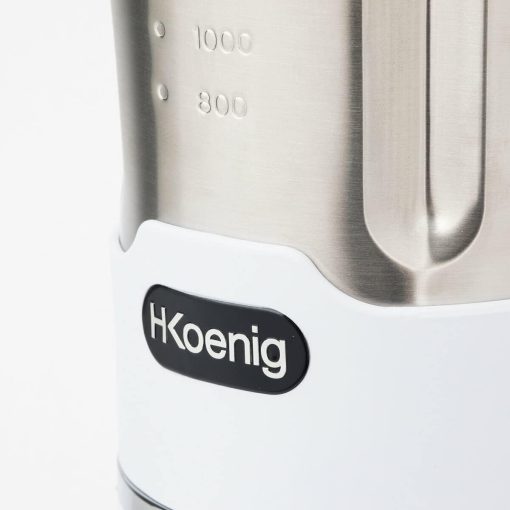 H.Koenig Soup Maker Blender Chauffant 1.7L MXC36, Bol Inox, 2 Programmes de Cuisson, Polyvalent, 3 Vitesses Pulse, Chauffage jusqu'à 100°C - Image 4