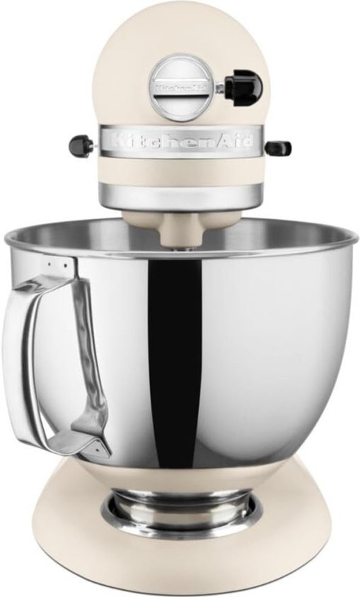 KitchenAid Robot Patissier I Artisan I Robot cuisine multifonctions à tête inclinable I Avec 4 accessoires I Bol de 4,8L | Crème - Image 27