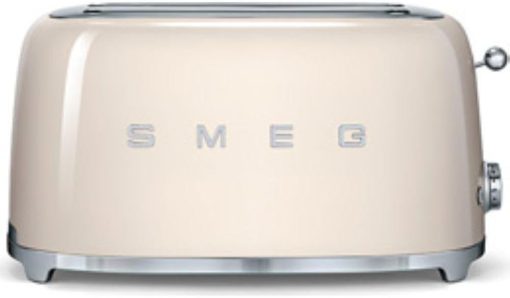 Smeg TSF02CRUK KLF01CRUK Ensemble grille-pain et bouilloire style rétro années 50 Crème - Image 2