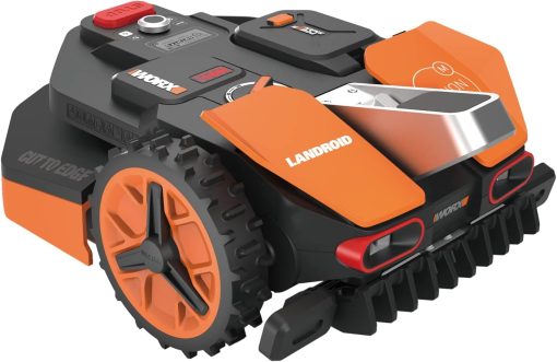 WORX LANDROID Vision WR206E.1, Robot Tondeuse sans Fil périphérique 600 m2 Surf.Max 700 m2, Installation en 30 Min, Caméra 4K + IA Adaptative, évite Tous Les Obstacles, Coupe des Bordures, Multizone - Image 2