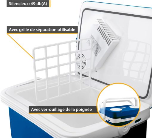 TZS First Austria 32L Portable Electric Cool Box Mini Fridge 12V 230V Car Camping Cooler Box Thermoelectric Cooler Box - Image 8