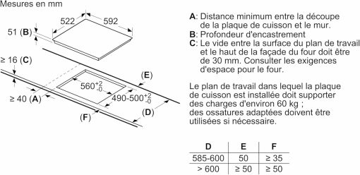 Bosch PUJ611BB5E, Série 4, Plaque induction, 3 feux, 60 cm, Noir, Sans cadre - Image 12