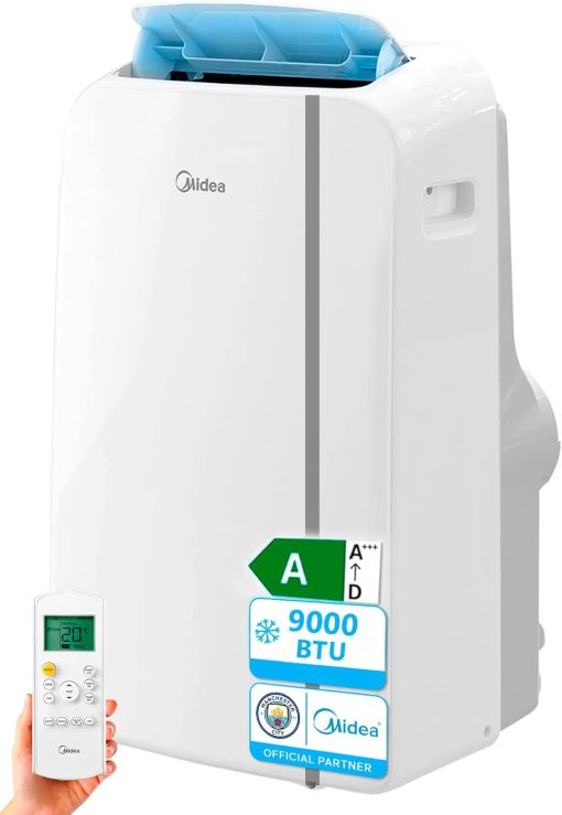 MIDEA Climatiseur PortaSplit Mobile Silencieux 4-in-1| 12000 BTU | Chauffage et Climatisation Portable Prêt à Poser 3,5kW- Clim Mobile avec rafra?chisseur, déshumidificateur, chauffage,ventilateur - Image 3