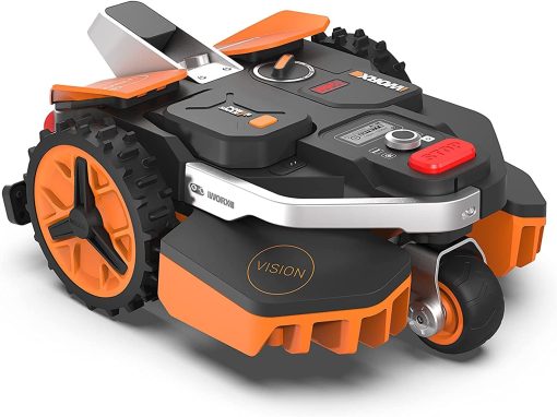 WORX LANDROID Vision WR206E.1, Robot Tondeuse sans Fil périphérique 600 m2 Surf.Max 700 m2, Installation en 30 Min, Caméra 4K + IA Adaptative, évite Tous Les Obstacles, Coupe des Bordures, Multizone - Image 3
