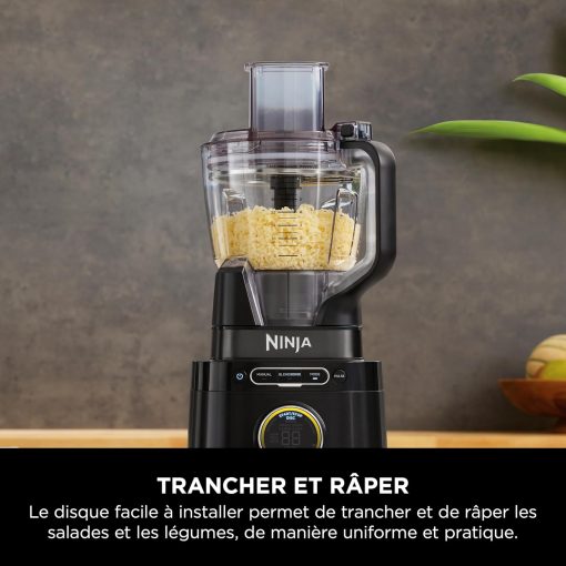 Ninja Detect Power Blender Processor Pro 3-en-1, mixeur 1200W, bol à mélanger, lame malaxeur, gobelet individuel, récipient, pétrir, mixer, hacher et mélanger, noir, TB401EU - Image 19