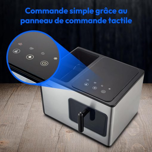 MEDION Ice maker (ice cube size small & large, 2.6 litre water tank, short production time approx. 10 minutes, crystal clear ice cubes, self-cleaning, control window, screen, - Image 11