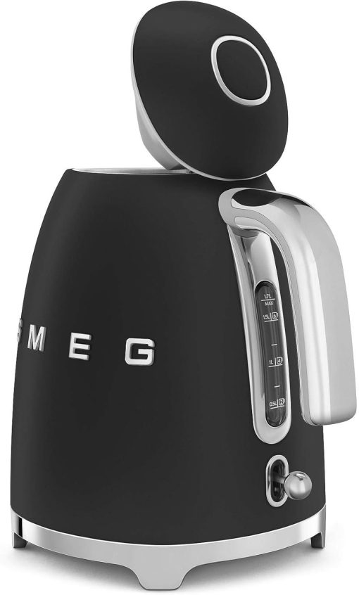 Smeg, Bouilloire électrique KLF03PGEU 1,7 L, Filtre Anticalcaire Lavable, Arrêt Automatique de Sécurité, Indicateur de Niveau d'Eau, Base Antidérapante, Range Cordon, Puissance 2400W, Vert d'Eau - Image 6