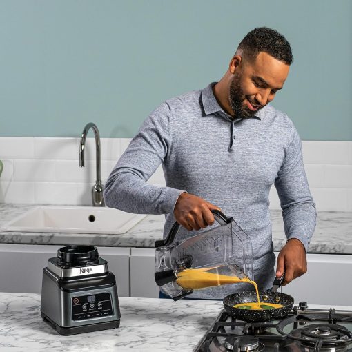 Ninja Robot de cuisine avec 4 programmes automatiques ; hacher, réduire en purée, trancher, mélanger, et 3 vitesses manuelles, bol de 2,1L, 850W, lave-vaisselle, noir BN650EU - Image 19
