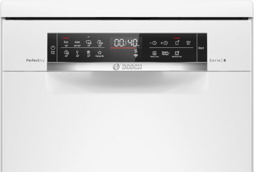 Bosch SPS6YMW14E, Série 6, Lave-vaisselle 45cm, Pose-libre, Blanc - Image 2