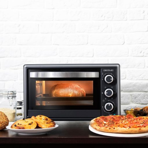 Cecotec Bake&Toast 4600 Black Gyro Countertop Oven, 46 L, 2000 W, 12 Combinable Heating Functions, Includes Rotating Spindle, Crumb Catcher Tray. - Image 57