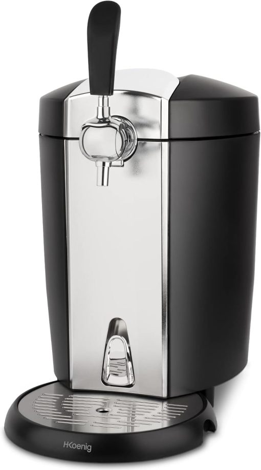 H.Koenig Tireuse à Bière compatible tous F?ts Universels Pressurisés de 5L Inox BW1778, Machine, Pompe, Pression domestique, Professionnelle, Universelle, Refroidissement intégré 4°C - Image 20
