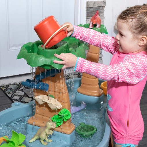 Step2 Rain Shower Splash Table d'eau avec 13 Accessoires - Bleu & Vert | Table Jeux d'eau | Table d’activité pour Le Jardin, Table Activité Eau | Table d'eau Extérieur - Image 11