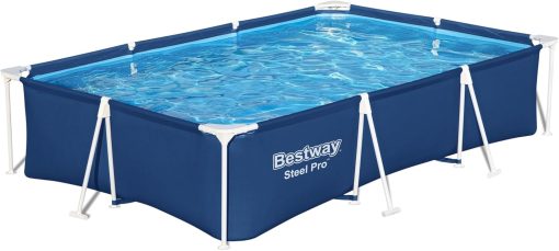Bestway Steel Pro Kit Piscine Hors Sol Rectangulaire 3,00 m X 2,01 m X 66 cm, Bleu - Image 3