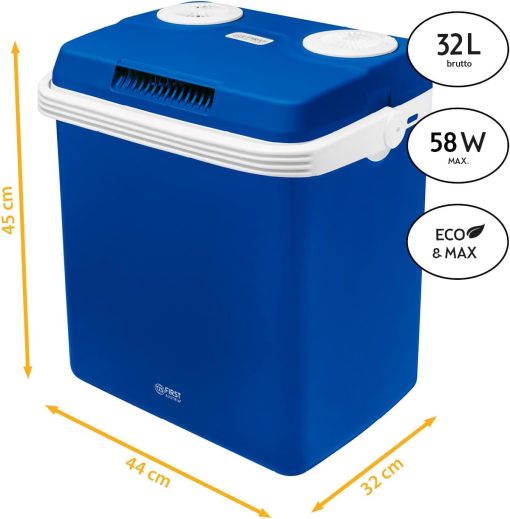 TZS First Austria 32L Portable Electric Cool Box Mini Fridge 12V 230V Car Camping Cooler Box Thermoelectric Cooler Box - Image 2