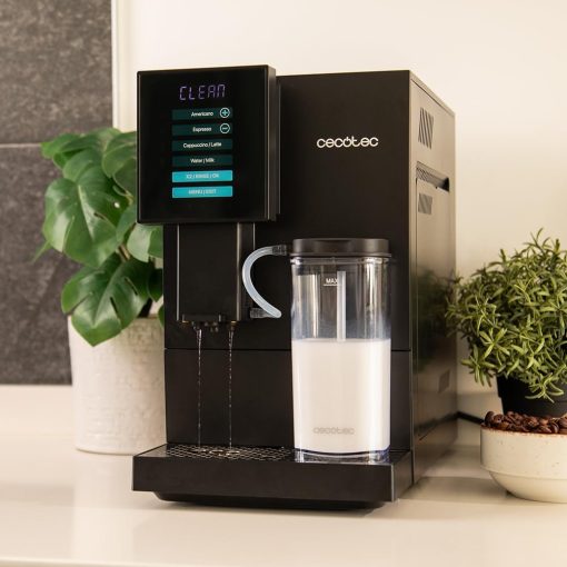 Cecotec Machine à Café Superautomatique Cremmaet Compactccino Black Rose, 19 bars, Réservoir à lait, Système Thermoblock, 5 niveaux de mouture, Réservoir à café 150g - Image 45