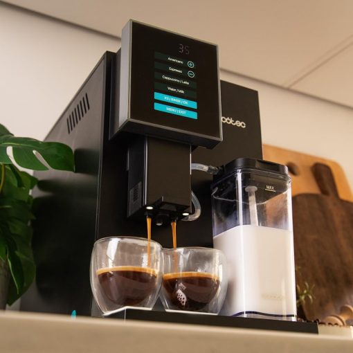Cecotec Machine à Café Superautomatique Cremmaet Compactccino Black Rose, 19 bars, Réservoir à lait, Système Thermoblock, 5 niveaux de mouture, Réservoir à café 150g - Image 29