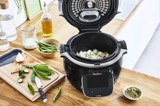 Moulinex Cookeo Touch Wifi, Multicuiseur intelligent avec écran tactile, Recettes via Wifi, Compatible Extra Crisp Air Fryer, Inclus Moule à gateau 18 cm, YY5297FB - Image 10