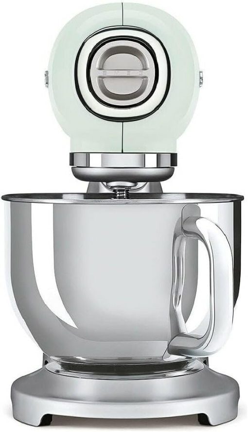 Smeg, Robot Patissier SMF02BLEU, 10 Niveaux de Vitesse, Fonction Mise en Marche Progressive, Bol 4,8 L, Verrouillage Moteur de Sécurité, Batteur Plat, Crochet et Couvercle Fournis, 800W, Noir - Image 18