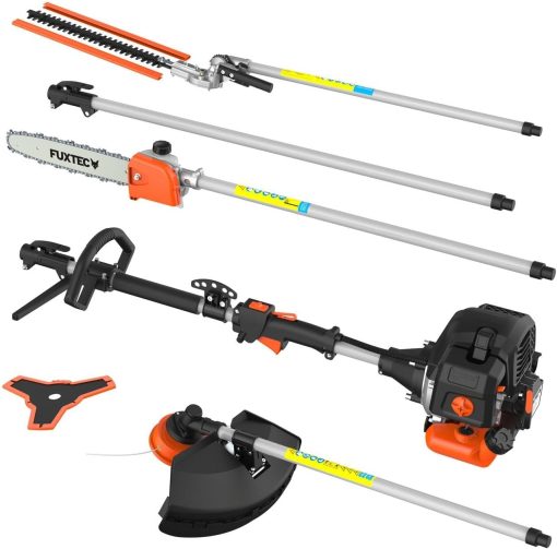 Fuxtec Débroussailleuse Thermique Multifonction 5 en 1 Multitool FX-MT152E - Easy Starter 3CV 52 cm3, Moteur 2 Temps, élagueuse Taille Haie Coupe Bordure Avec Fil ou Lame 1 Mètre Rallonge - Image 29