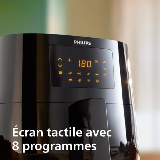 Versuni Philips Airfryer Series 3000 XL, 6.2L (1.2 kg), 14 in 1, 90% Less Fat Thanks to Rapid Air Technology, HomeID Recipe Application, Black (HD9270/90) - Image 4