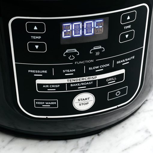 Ninja Foodi MINI 6-en-1 4.7L Multicuiseur, Autocuiseur Multifonction, Friteuse, 6 fonctions de cuisson dont Cuisson lente et Vapeur, 1460W, Gris/Noir OP100EU - Image 15