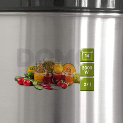 Domo DO42325PC Stainless Steel Pressure Cooker - Image 3